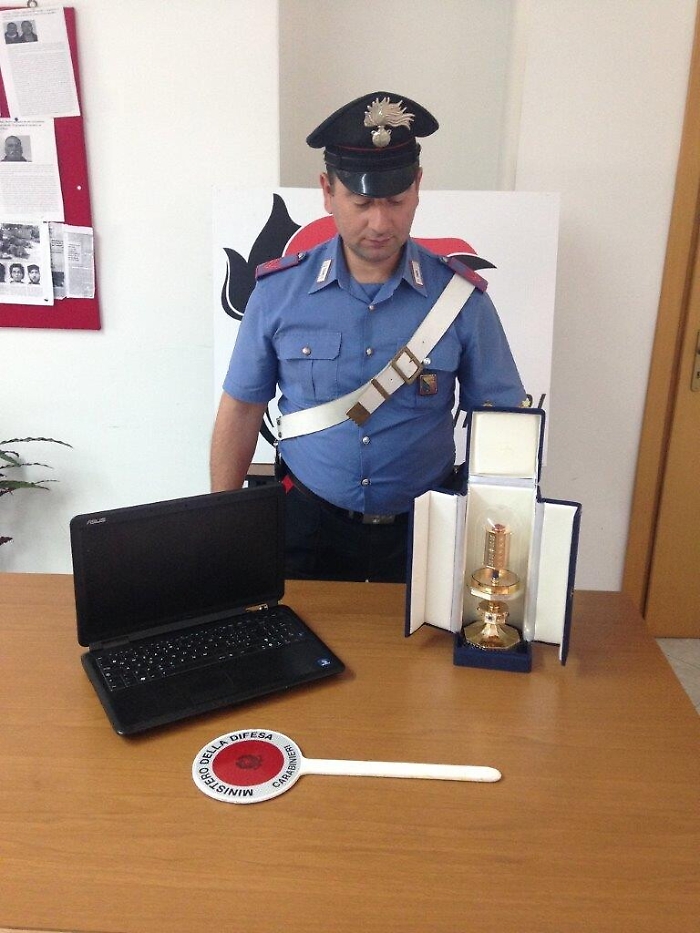 Pachino, ritrovata reliquia di don Rosmini rubata a Porto Palo