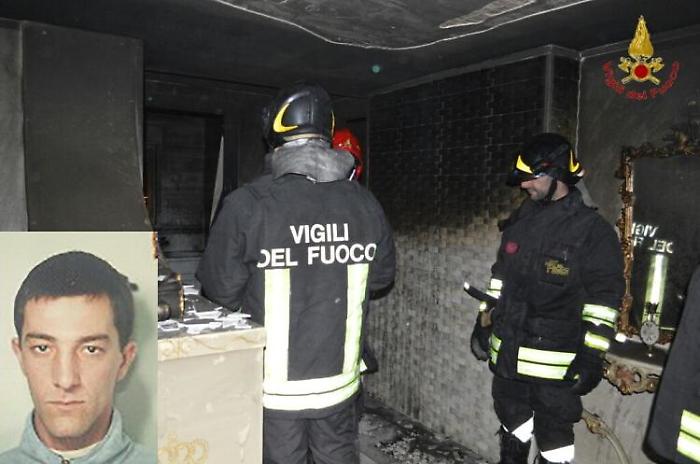 Morto incendio mansarda, Enrico Sapienza si &egrave; suicidato