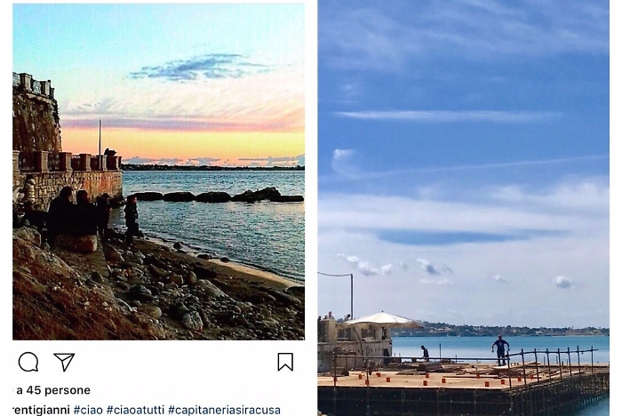 Ortigia e quel solarium che copre i sette scogli