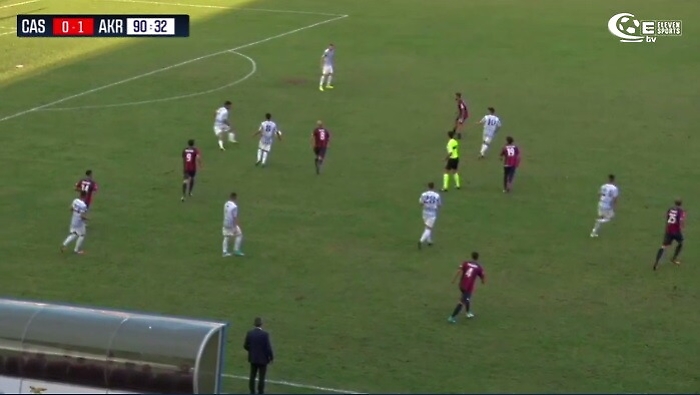 Serie C, Akragas da urlo a Caserta: Longo crea e Vono conserva