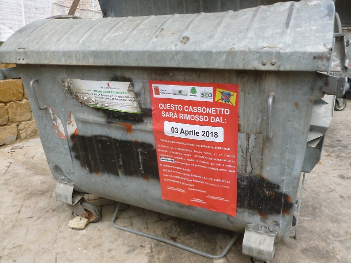 Caltanissetta, addio ai cassonetti in centro