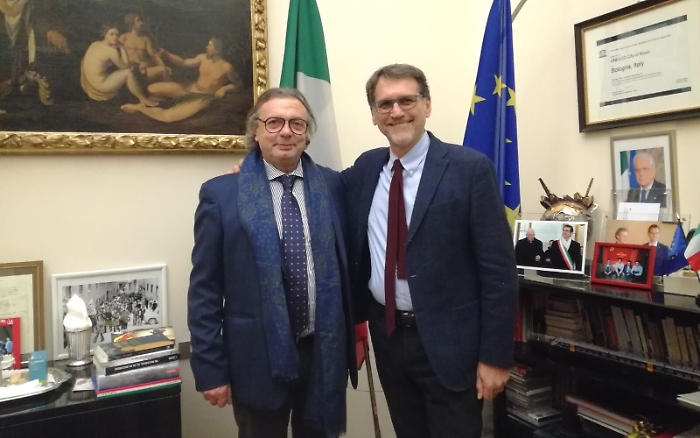 Il sindaco di Lampedusa a Bologna ha incontrato il sindaco Merola