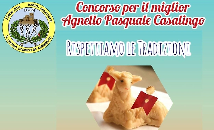Al via un concorso sul migliore Agnello pasquale casalingo