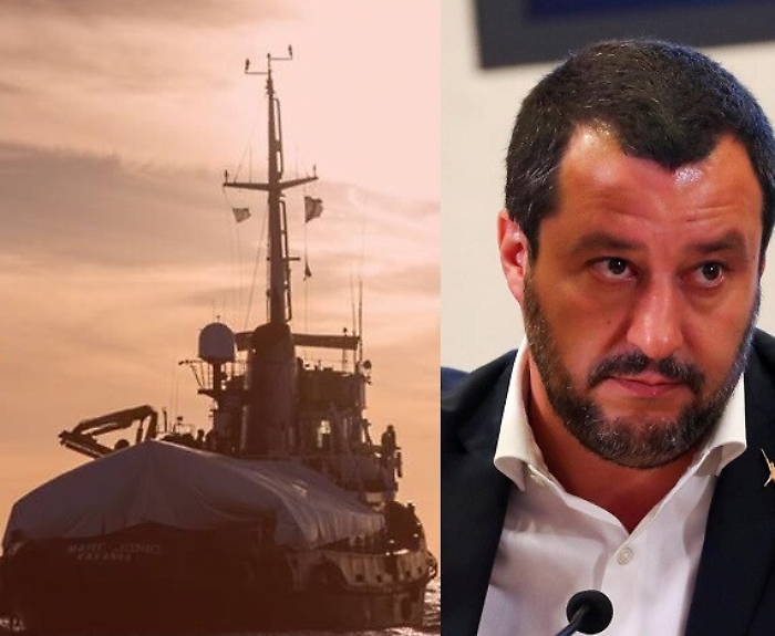 Migranti, la Mare Ionio al largo di Lampedusa Salvini: "Non si sbarca, porti restano chiusi"