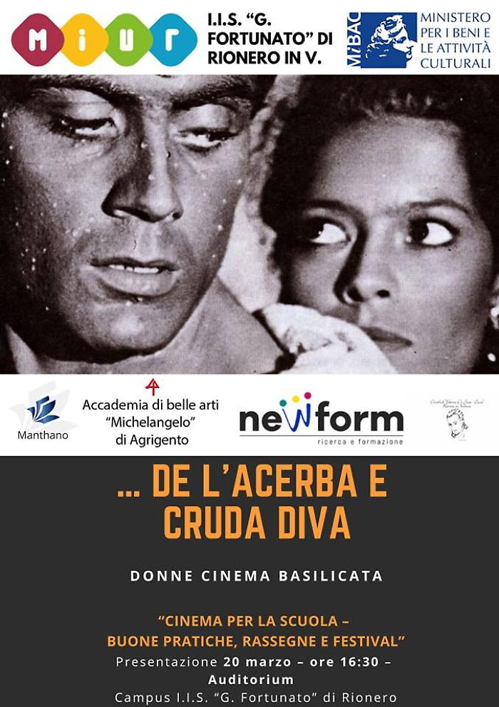 L&rsquo;Accademia BB.AA. &ldquo;Michelangelo&rdquo; partner del progetto &hellip;dell&rsquo;Arcerba e cruda diva. Donne, Cinema, Basilicata