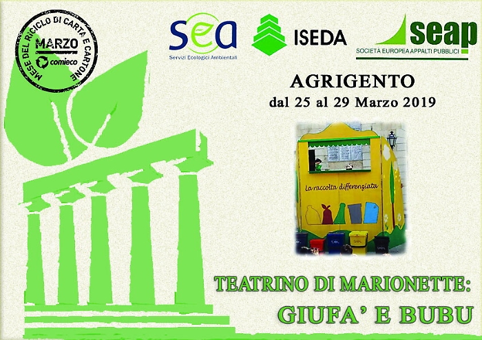 Si chiude con Agrigento il ciclo di iniziative, legate al Mese del riciclo di carta e cartone
