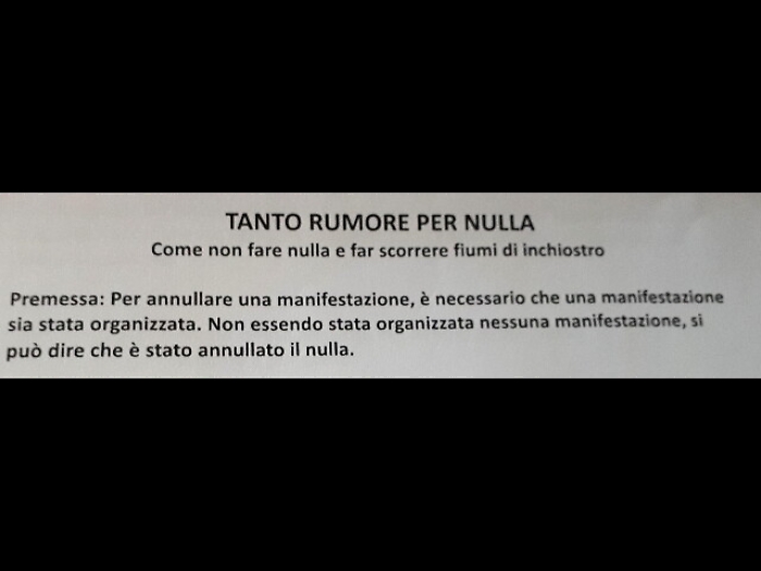 Docenti Terni,recita? Annullato il nulla
