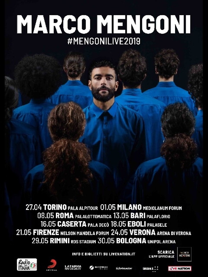 Mengoni, prime date per il tour 2019