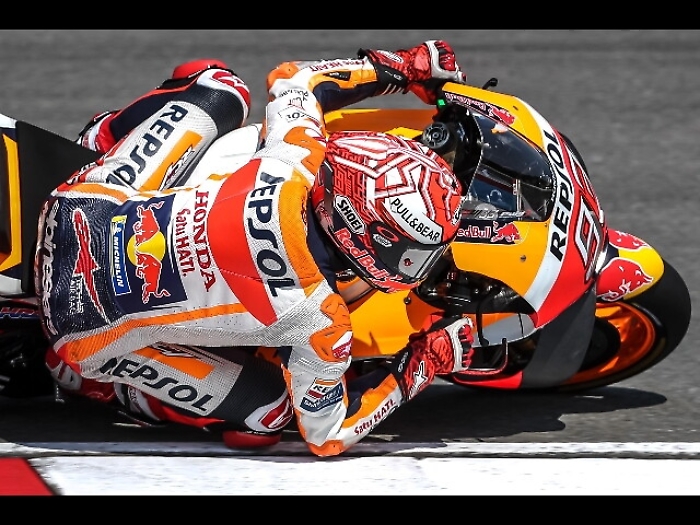 Moto: Austria, in FP2 bagnata Marquez va