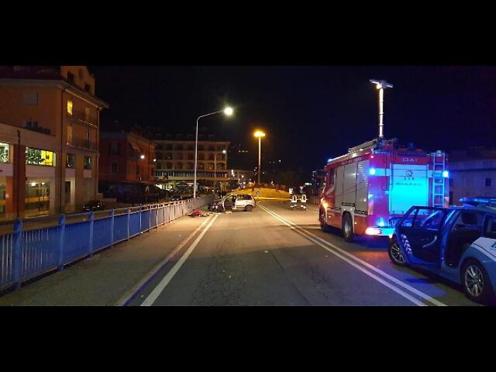 Famiglia travolta da auto nel Verbano