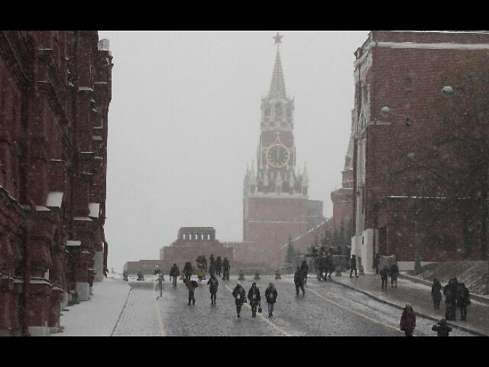 Neve a Mosca, cancellati 118 voli
