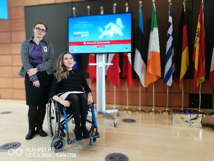 Foto giovane veneta vince premio Ue