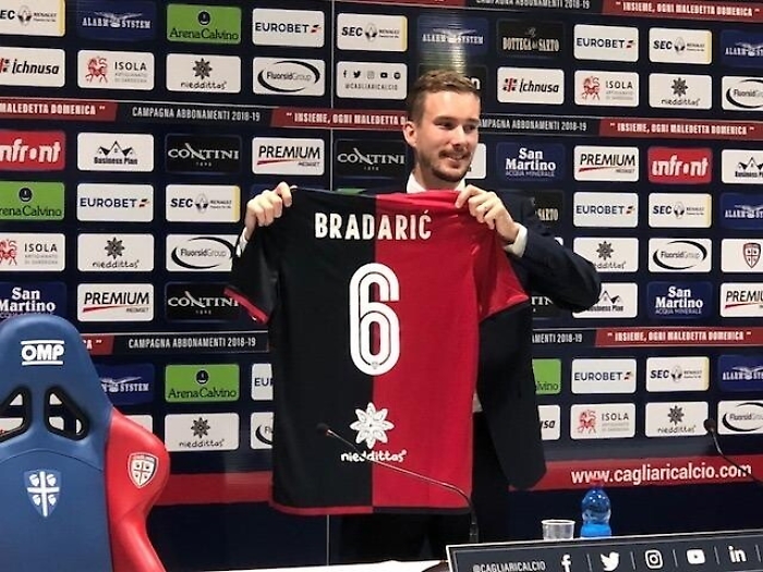 Bradaric, pronto a far bene col Cagliari