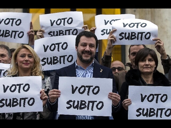 Governo: Salvini,subito voto o in piazza