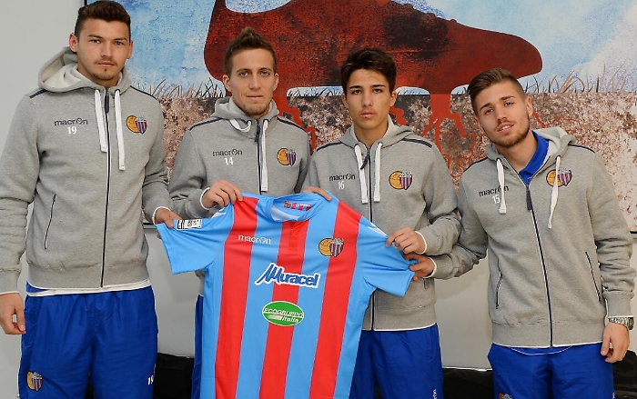Calcio Catania, i nuovi acquisti: &laquo;Daremo il massimo per questa piazza&raquo;