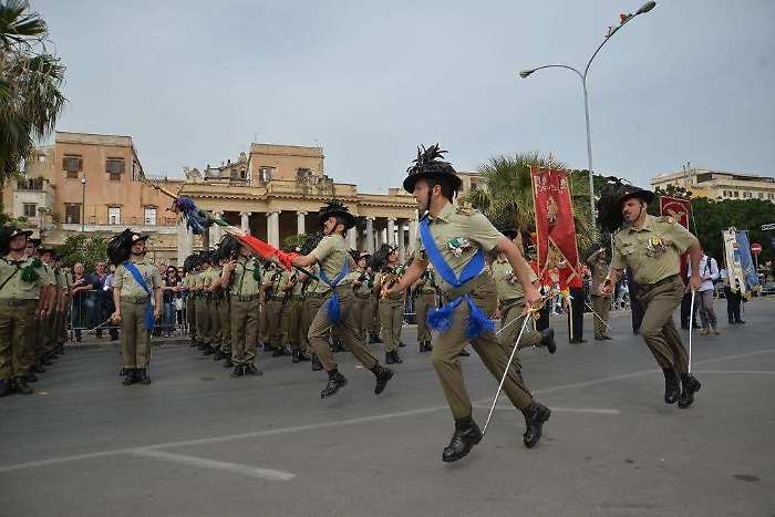 In settantamila a Palermo per il raduno nazionale dei bersaglieri