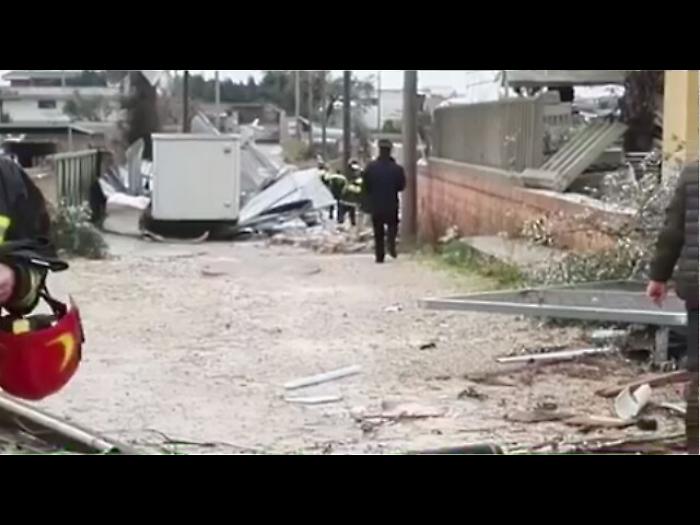 Nuova tromba d'aria in Salento,un ferito