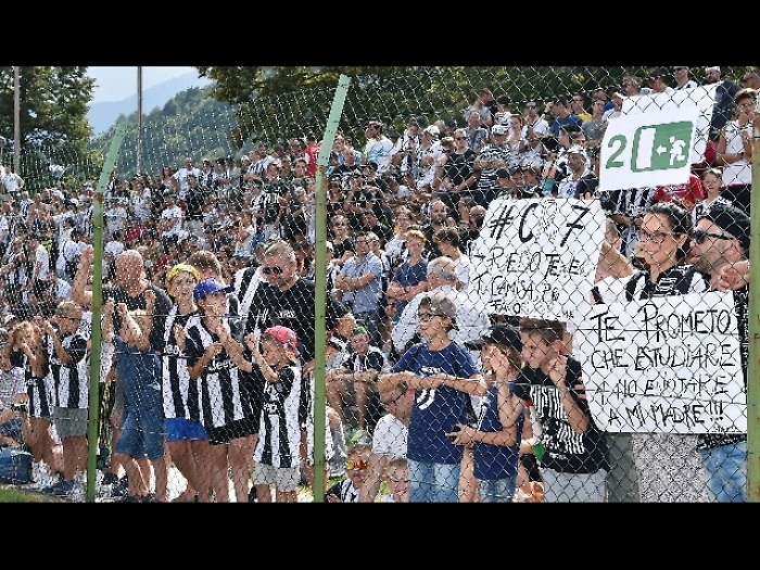 CR7, che emozione Villar Perosa