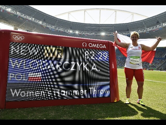 Rio:martello,oro e record per Wlodarczyk