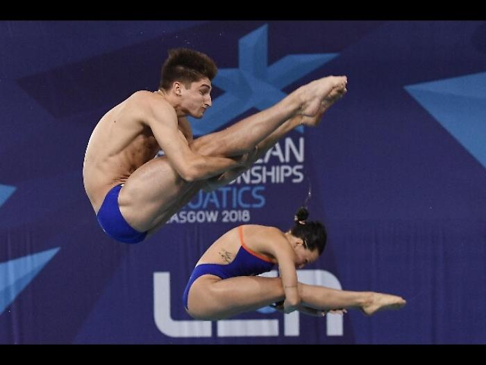 Europei tuffi, Italia quarta