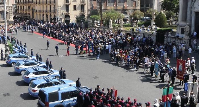 Festa della Polizia, a Catania un bilancio di 1300 arresti