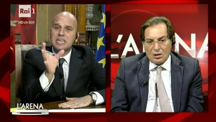 Abusivismo, &egrave; scontro Cambiano-Crocetta all'Arena di Giletti