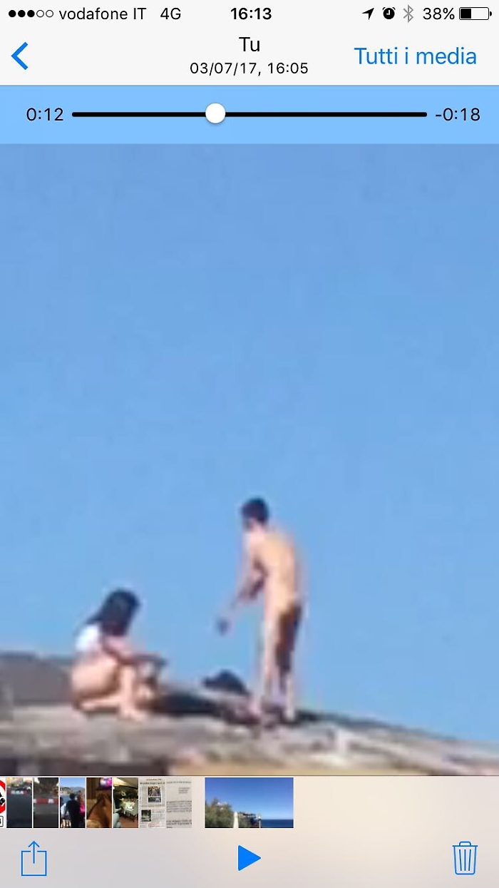 SESSO IN PUBBLICO SUL TETTO DEL SELENE - ALIOTO (CANNIZZARO - CATANIA) - LE FOTO