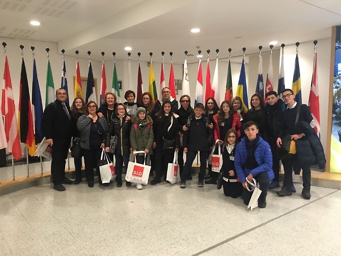 Gli studenti della Verga di Canicatt&igrave; in visita alle Istituzioni Ue a Bruxelles