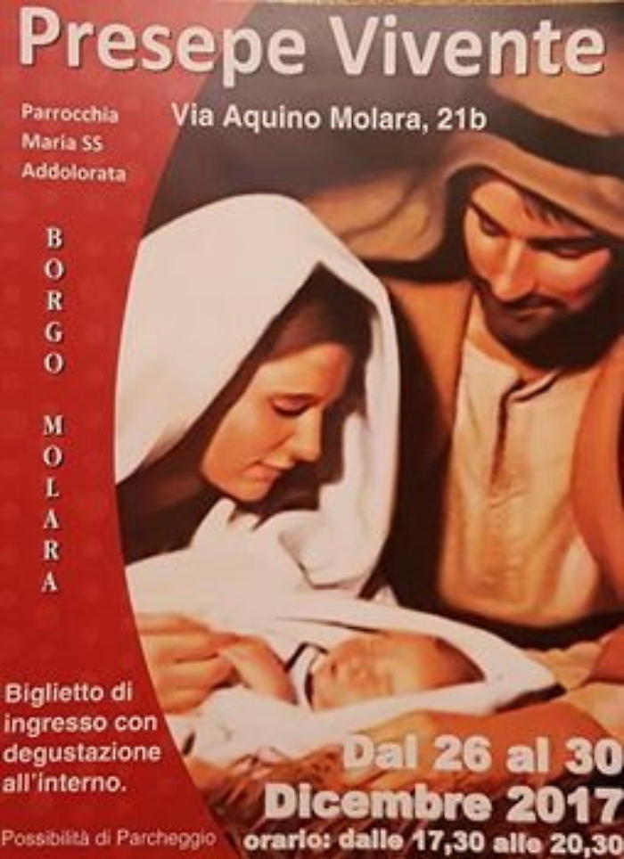 Presepe vivente nell'antica borgata di Molara a Monreale