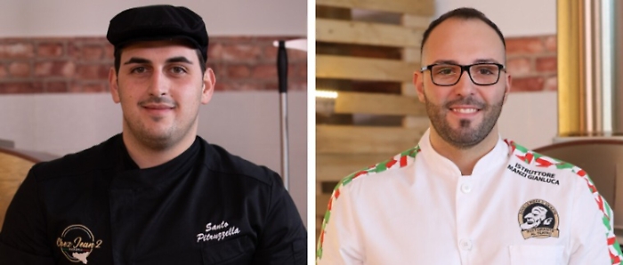 A sinistra Santo Pitruzzella