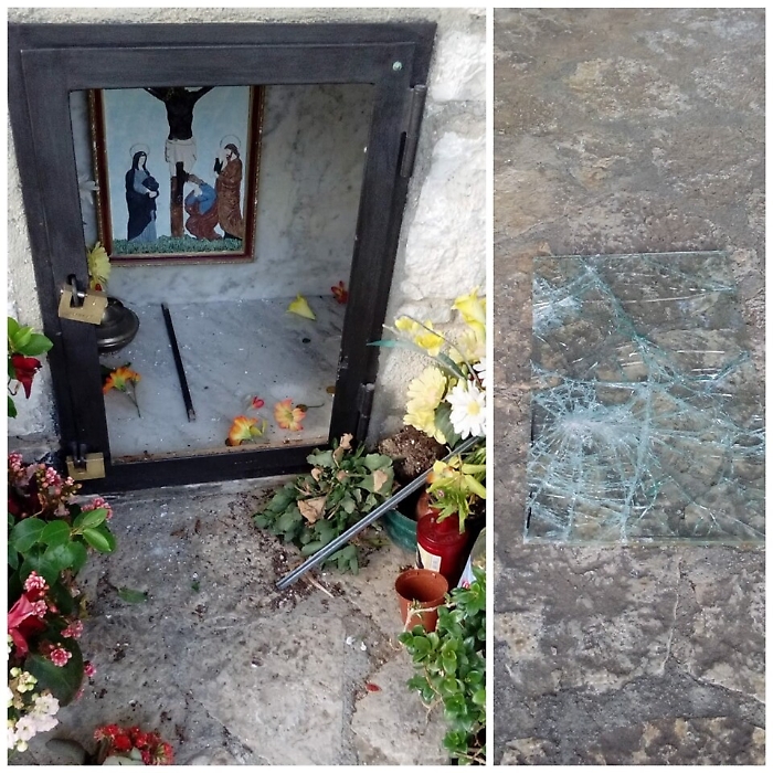 Vandali in azione al pozzo di Ges&ugrave;
