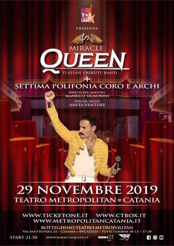 Miracle Queen, le cover di Gaetano Vicari  con la settima polifonia cori ed archi 