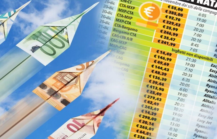 I voli per la Sicilia i pi&ugrave; cari in assoluto: ecco la "stangata di Natale" sui biglietti