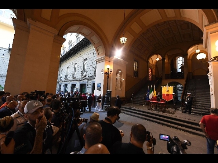 Maradona in Comune per la cittadinanza