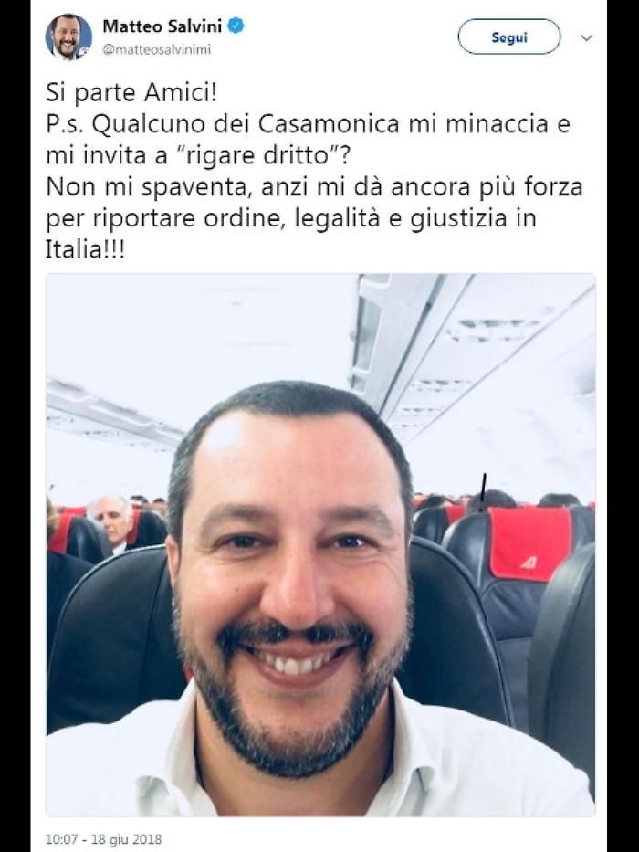 Salvini in villa Casamonica,&egrave; un simbolo