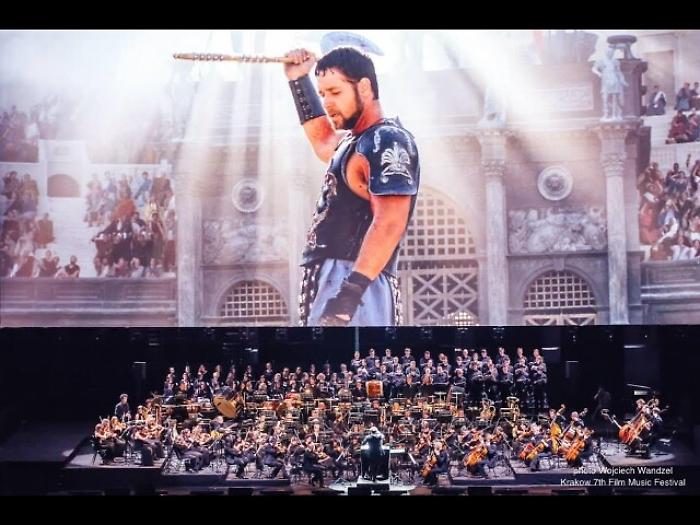 A Roma Il Gladiatore con orchestra live