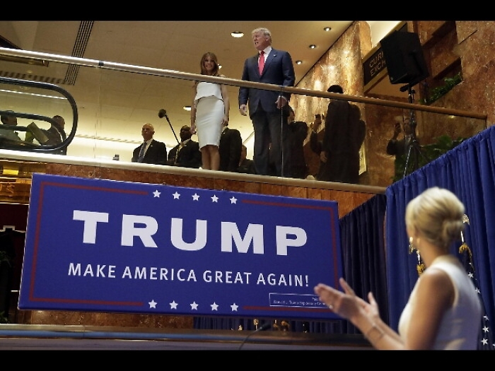 Quattro anni fa Trump lanciava corsa