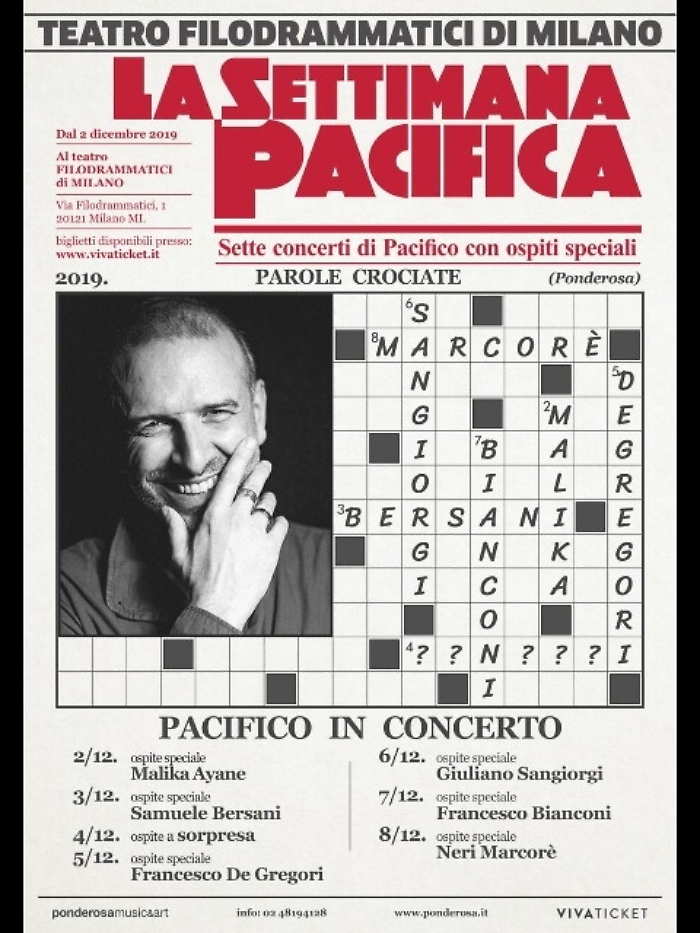 Pacifico, 7 concerti con 7 ospiti