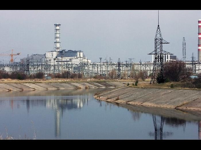 Pannelli solari intorno a Cernobyl