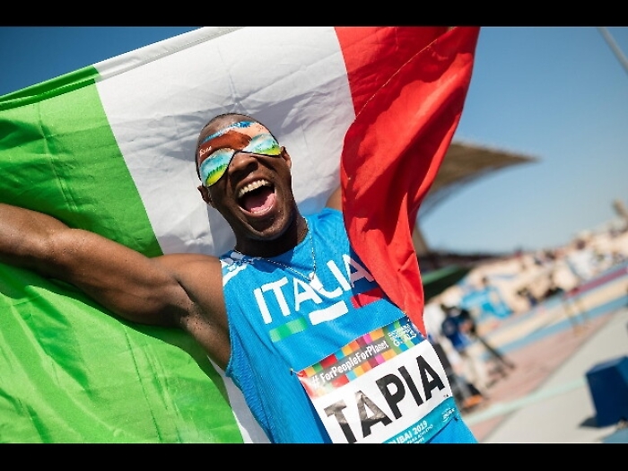 Mondiali paralimpici,Tapia argento disco