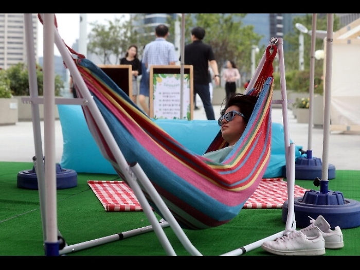 Anche a Madrid locale per fare la siesta