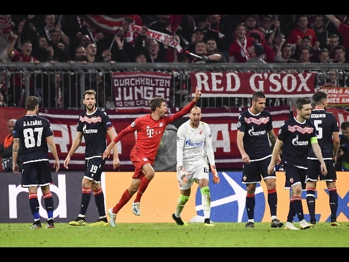 Champions:Bayern Monaco-Stella Rossa 3-0