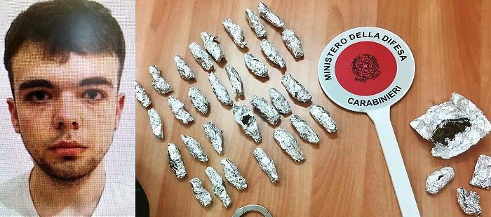 Patern&ograve;, marijuana negli slip: arrestato giovane ucraino