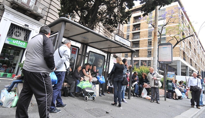 A Catania lunga attesa alle fermate Amt Barriera e ritorno in 3h e 20'