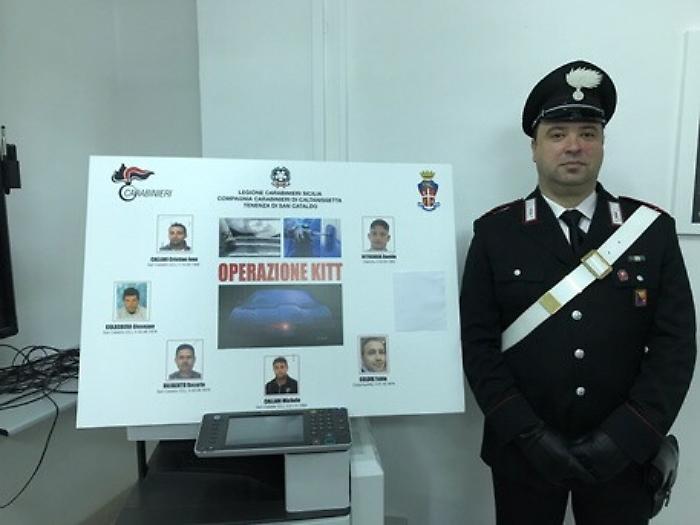 Operazione "Kitt",  sei arresti nel nisseno e a Catania