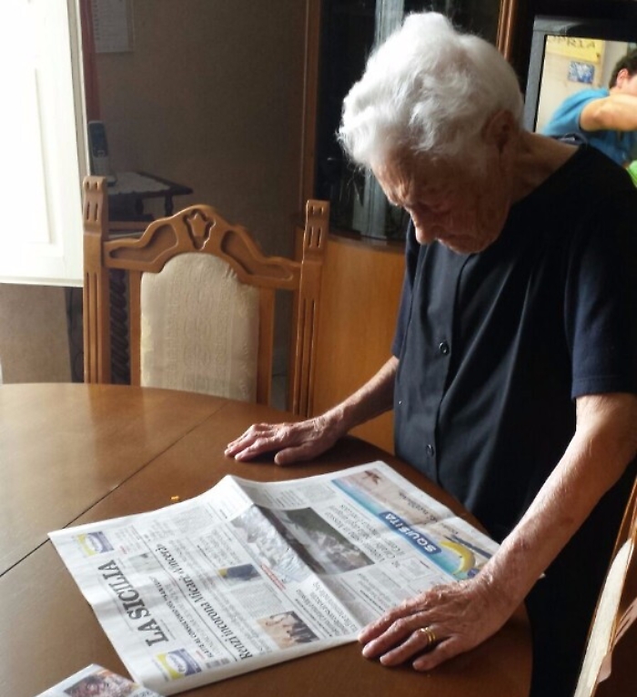 A Ucria c'&egrave; un'anziana e arzilla lettrice 