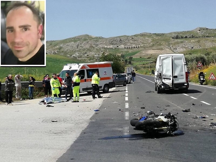 Caltanissetta: si schianta con la sua moto su un furgone e muore