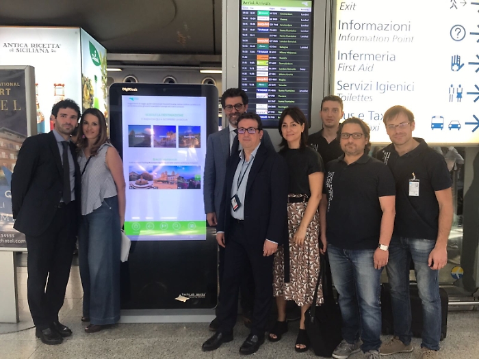 Anche a Fontanarossa arriva il Digikiosk con tante informazioni per chi atterra a Catania