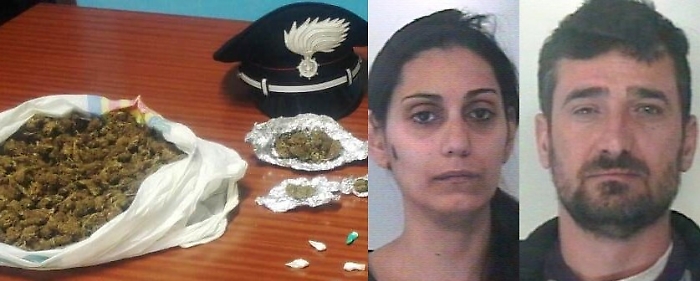 Coppia di spacciatori arrestati a casa: trovati con "fumo" e cocaina