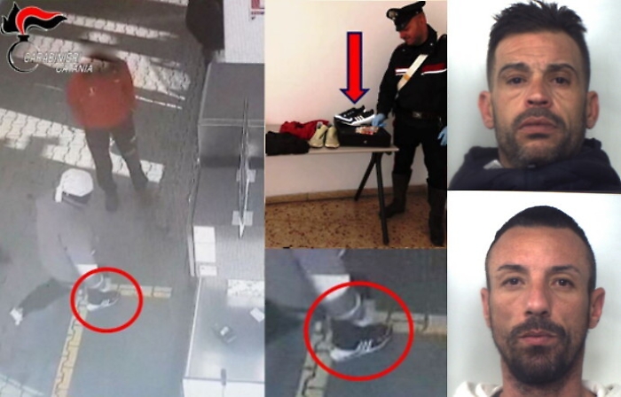 Aci Catena, rapinano area di servizio: beccati per colpa delle scarpe